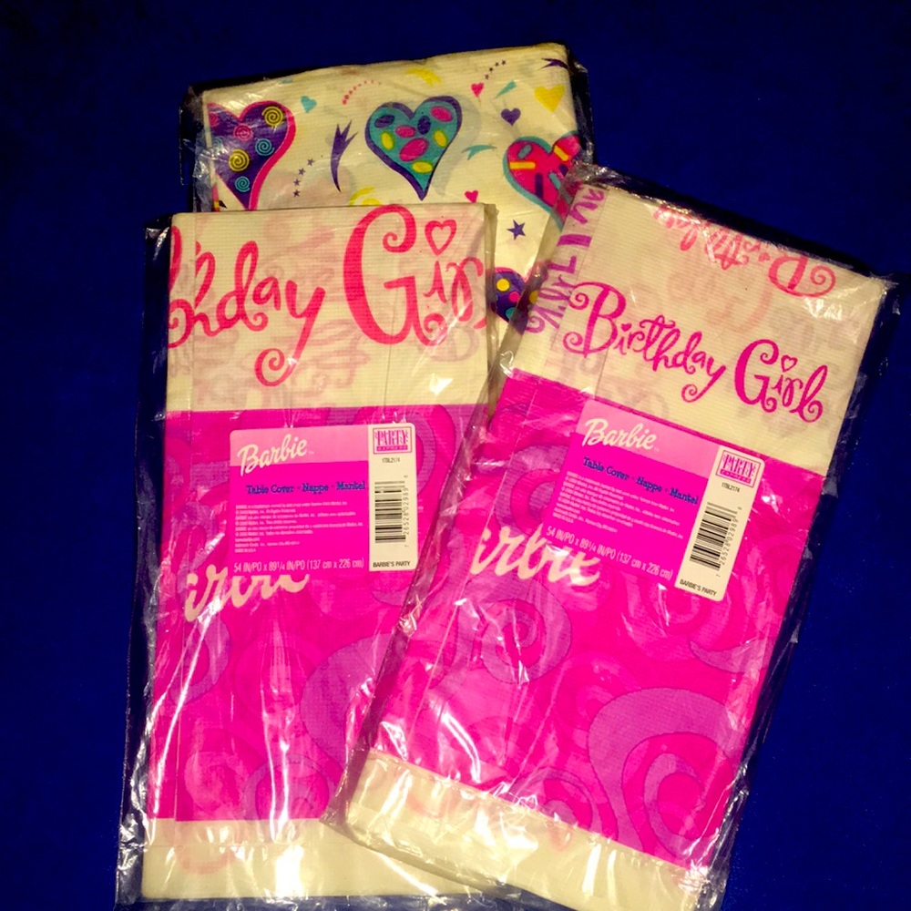 3 party paper table covers